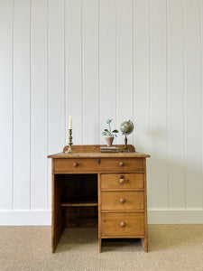 An Antique English Pine Diminutive Clerk's Desk c1880