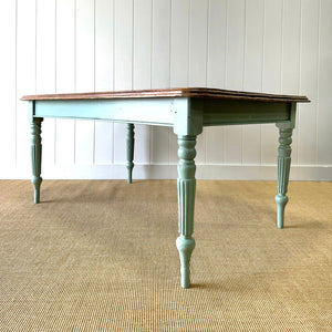 An English Country Pine Waxed 5.5ft Dining Farmhouse Table