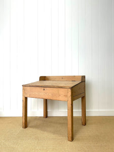 Antique English Pine Architect's Desk or Potting Bench c1880