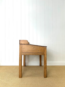 Antique English Pine Architect's Desk or Potting Bench c1880