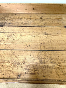 Antique English Pine Architect's Desk or Potting Bench c1880