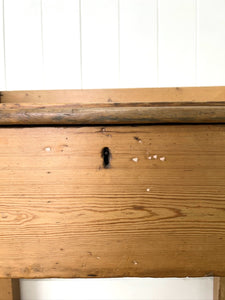 Antique English Pine Architect's Desk or Potting Bench c1880