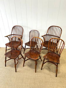 A Set of 6 Windsor Dining Chairs