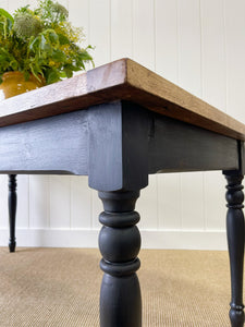 A VERY Good English Oak (almost) 6ft Dining Table c1890
