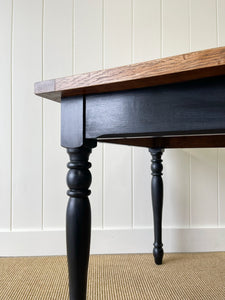 A VERY Good English Oak (almost) 6ft Dining Table c1890