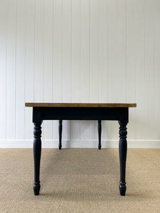 A VERY Good English Oak (almost) 6ft Dining Table c1890