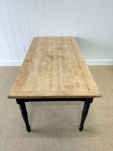 A VERY Good English Oak (almost) 6ft Dining Table c1890