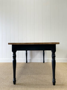 A VERY Good English Oak (almost) 6ft Dining Table c1890