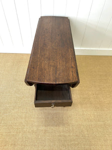 A Very Good Antique English Country Oak Drop Leaf Gate Leg Table c1800