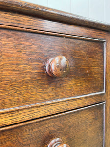 An 18th Century English Country Oak Chest of Drawers Dresser