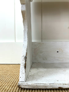 An Antique Rustic English Painted Book Shelf