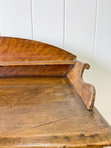 An English Pine Faux Painted Chest of Drawers Dresser with Gallery c1890