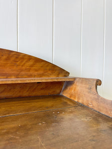 An English Pine Faux Painted Chest of Drawers Dresser with Gallery c1890