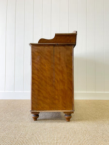 An English Pine Faux Painted Chest of Drawers Dresser with Gallery c1890