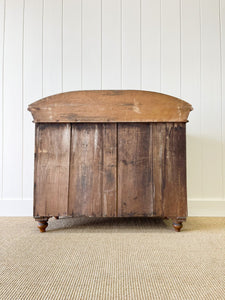 An English Pine Faux Painted Chest of Drawers Dresser with Gallery c1890