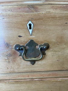 An 18th Century English Pine Linen Press Cupboard