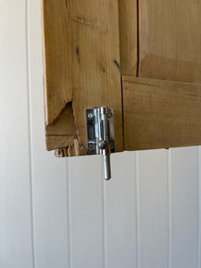 An 18th Century English Pine Linen Press Cupboard