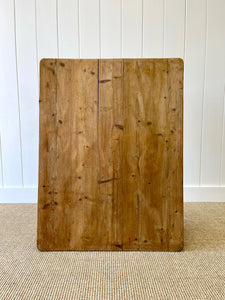 Antique English Country Pine Coffee Table c1890