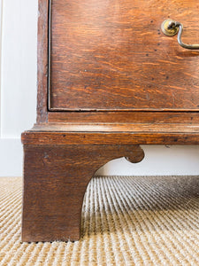 An 18th Century English Country Oak Chest of Drawers Dresser