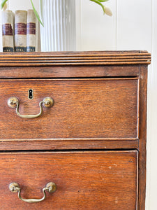 An 18th Century English Country Oak Chest of Drawers Dresser