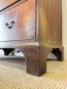 An 18th Century English Country Oak Chest of Drawers Dresser