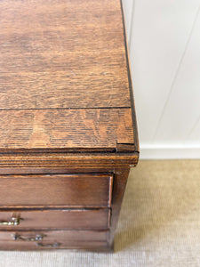An 18th Century English Country Oak Chest of Drawers Dresser