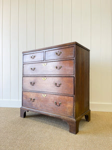 An 18th Century English Country Oak Chest of Drawers Dresser
