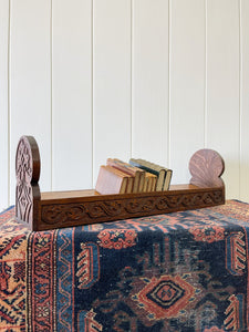 An English Late 19th Century Moveable Oak Bookshelf