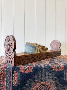 An English Late 19th Century Moveable Oak Bookshelf