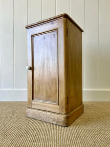 A Charming English Pine Nightstand c1890
