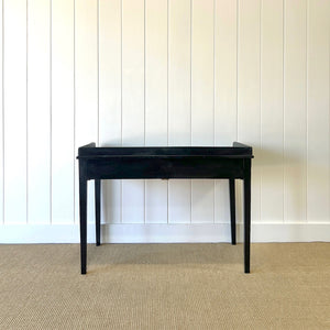 An Ebonized Victorian Side Table or Console c1860