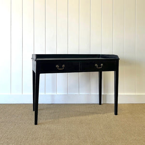 An Ebonized Victorian Side Table or Console c1860
