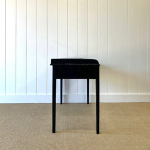 An Ebonized Victorian Side Table or Console c1860