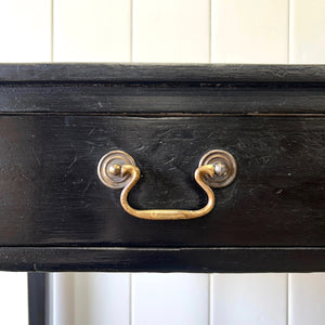 An Ebonized Victorian Side Table or Console c1860