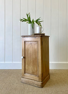 A Charming English Pine Nightstand c1890