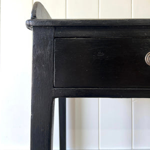 An Ebonized Victorian Side Table or Console c1860