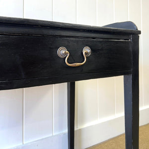 An Ebonized Victorian Side Table or Console c1860