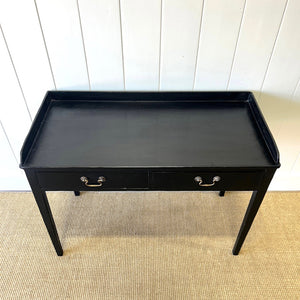 An Ebonized Victorian Side Table or Console c1860