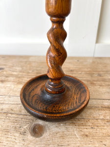 A Pair of Early 20th Century Barley Twist Candlesticks