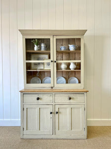 An Early 19th Century English Pine Painted Bookcase