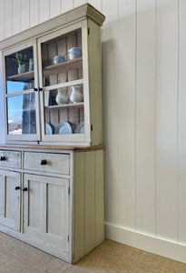 An Early 19th Century English Pine Painted Bookcase