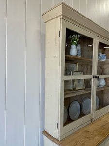 An Early 19th Century English Pine Painted Bookcase