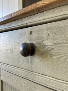 An Early 19th Century English Pine Painted Bookcase