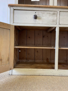 An Early 19th Century English Pine Painted Bookcase