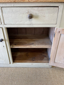 An Early 19th Century English Pine Painted Bookcase