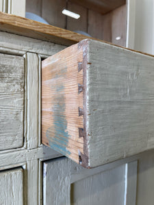 An Early 19th Century English Pine Painted Bookcase
