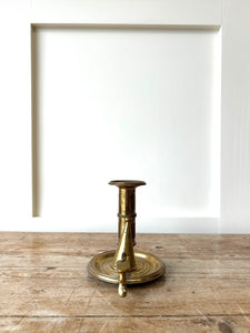 An Old Brass Chamber Stick