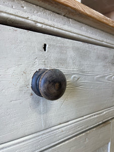 An Early 19th Century English Pine Painted Bookcase