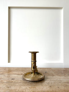 An Old Brass Chamber Stick