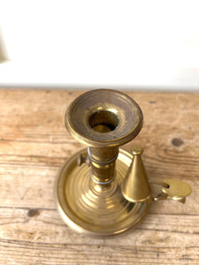 An Old Brass Chamber Stick